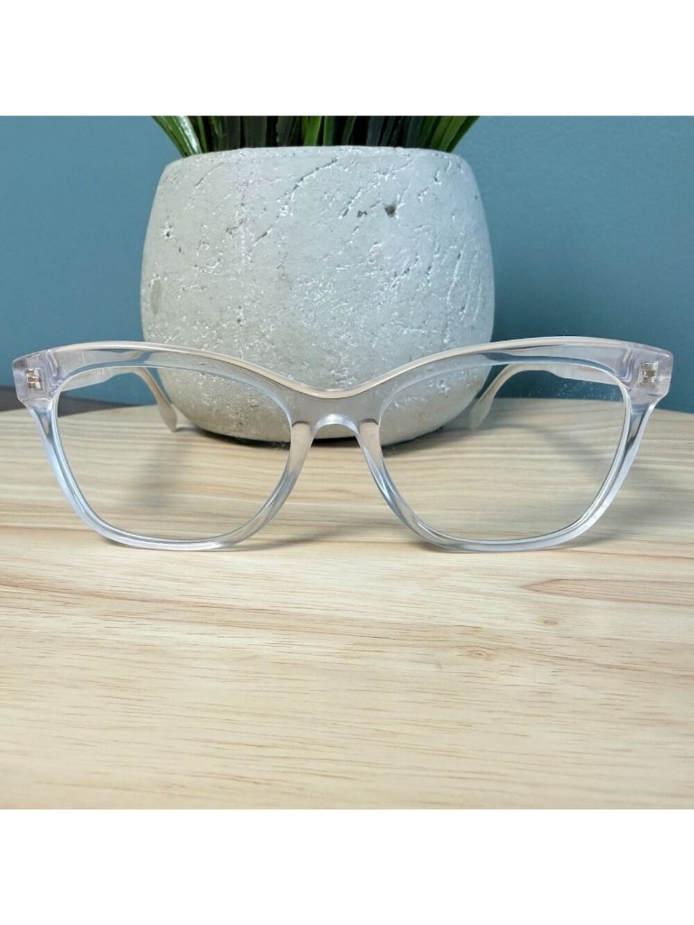 Burberry B 2323 3896 Transparent Eyeglasses Frames 54-17-140 Made In Italy - Picture 4 of 16